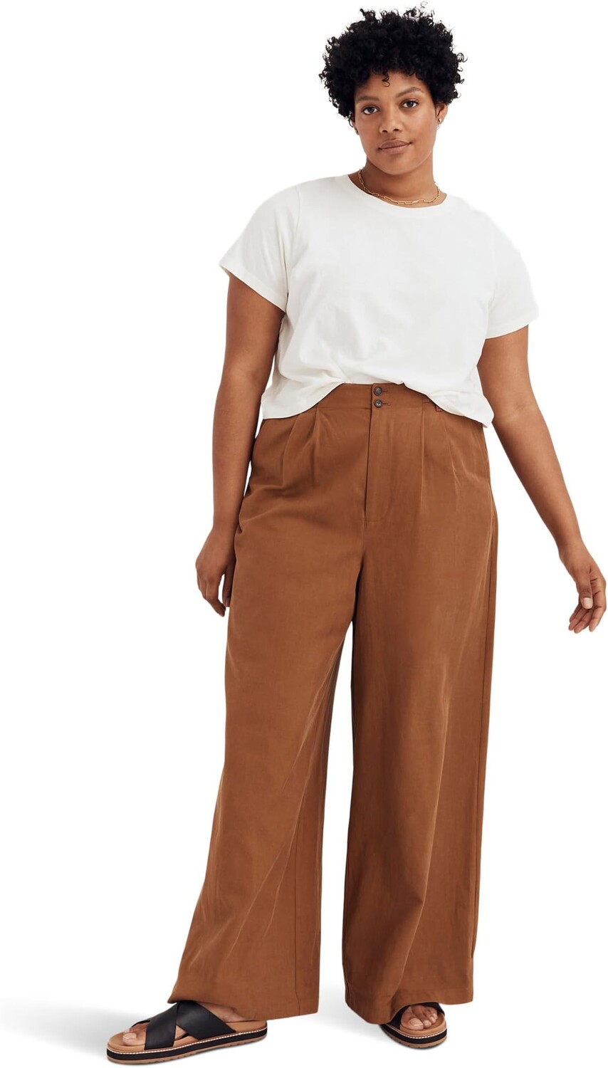 

Широкие брюки Harlow Madewell, цвет Acorn