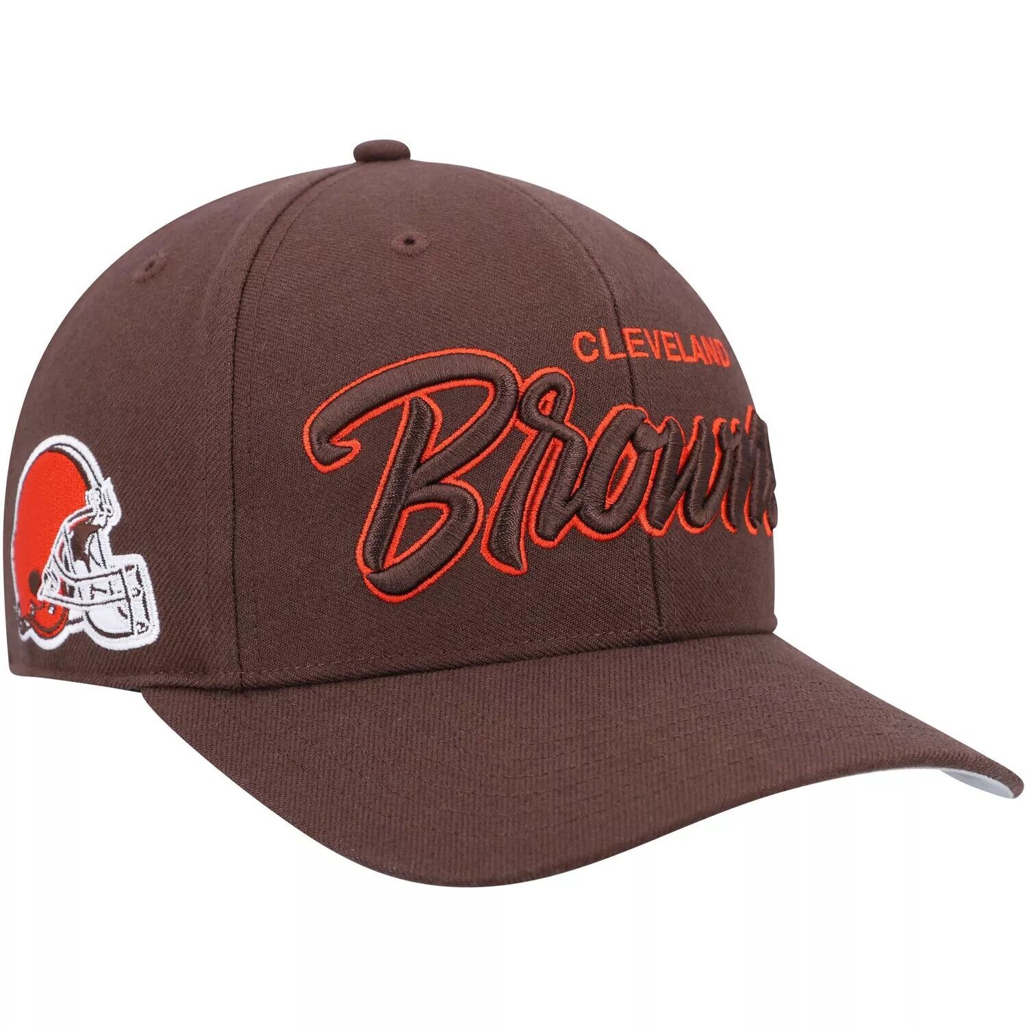 

Мужская коричневая кепка Snapback Cleveland Browns Street Script MVP Team '47