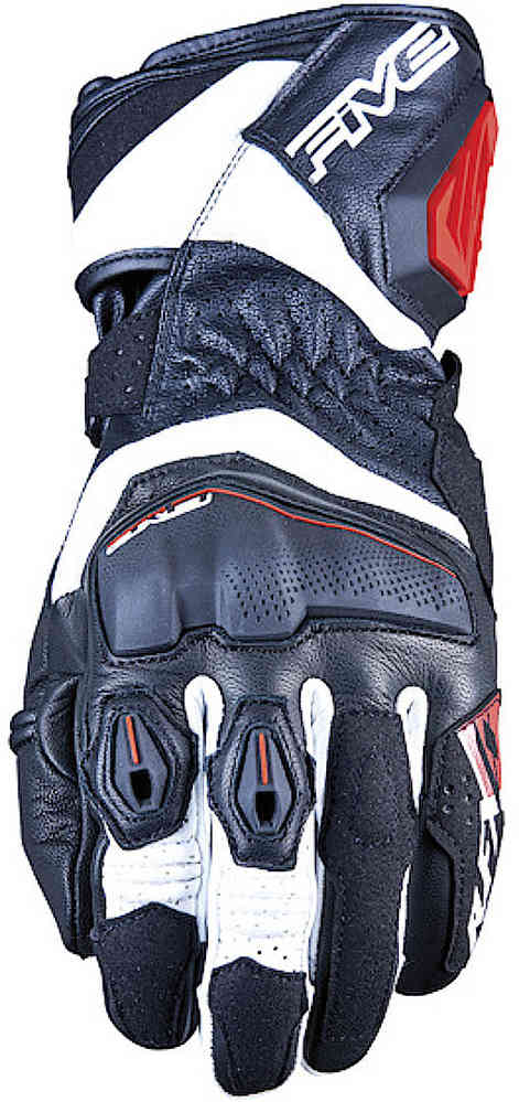 Мотоциклетные перчатки RFX4 EVO Five, черный/белый/красный