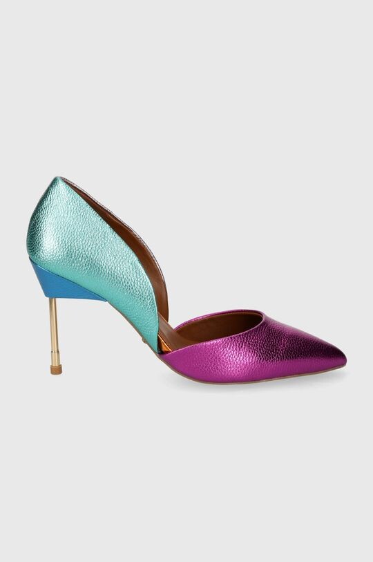 

Кожаные туфли Bond 90 на высоком каблуке Kurt Geiger London, мультиколор