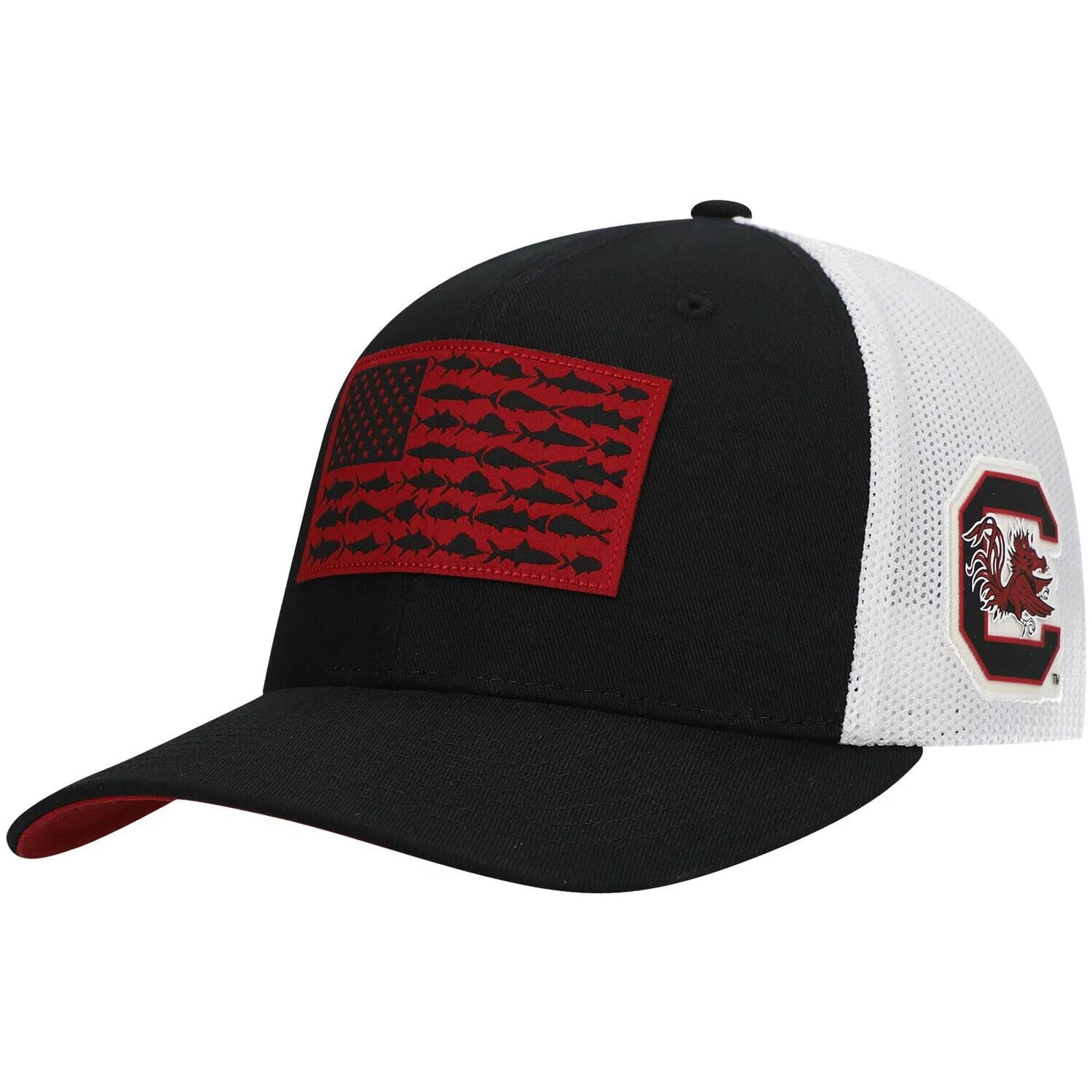 

Мужская шляпа Columbia Black South Carolina Gamecocks PFG в тон с рыбным флагом