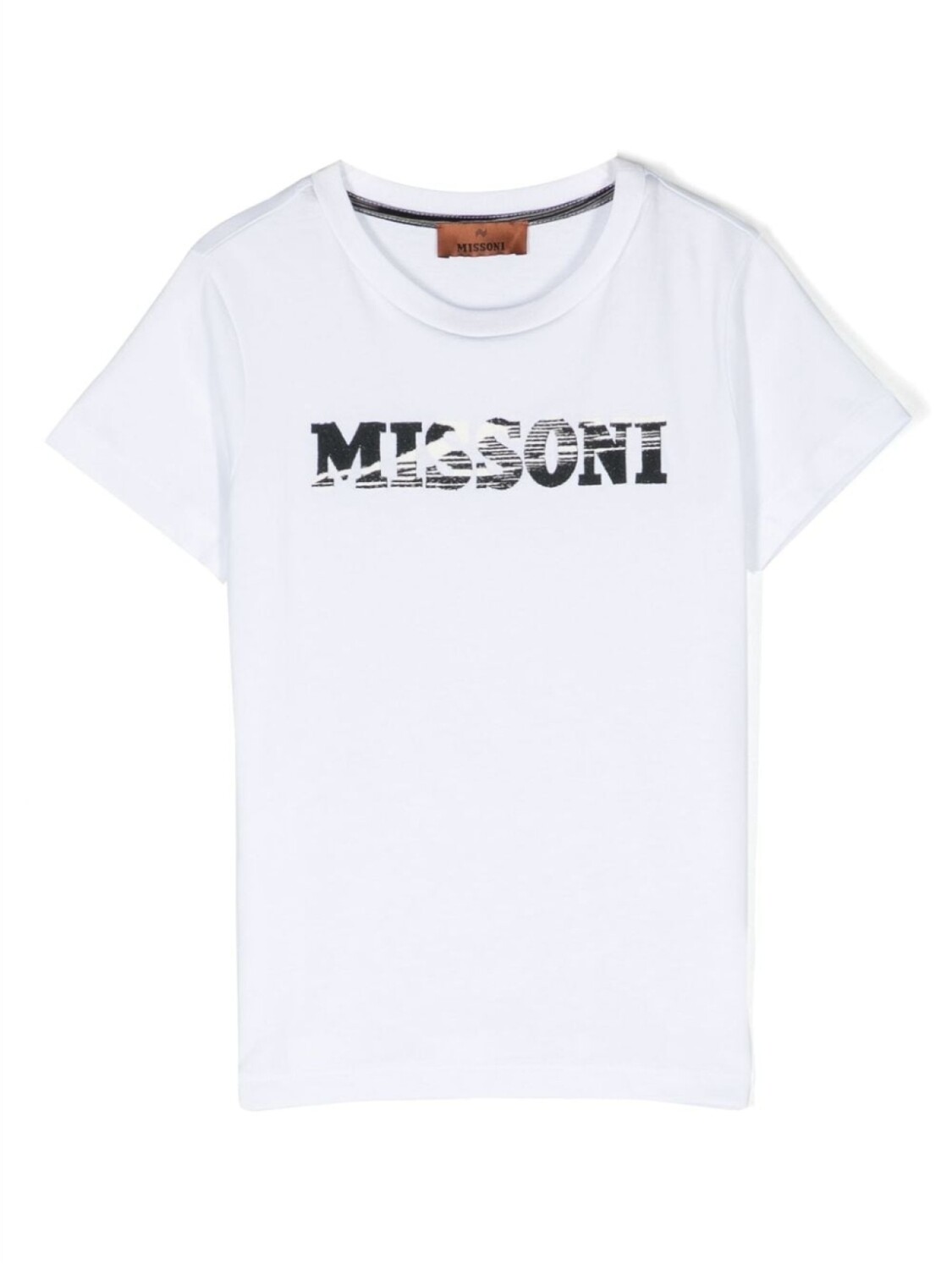 

Missoni Kids футболка с логотипом, белый