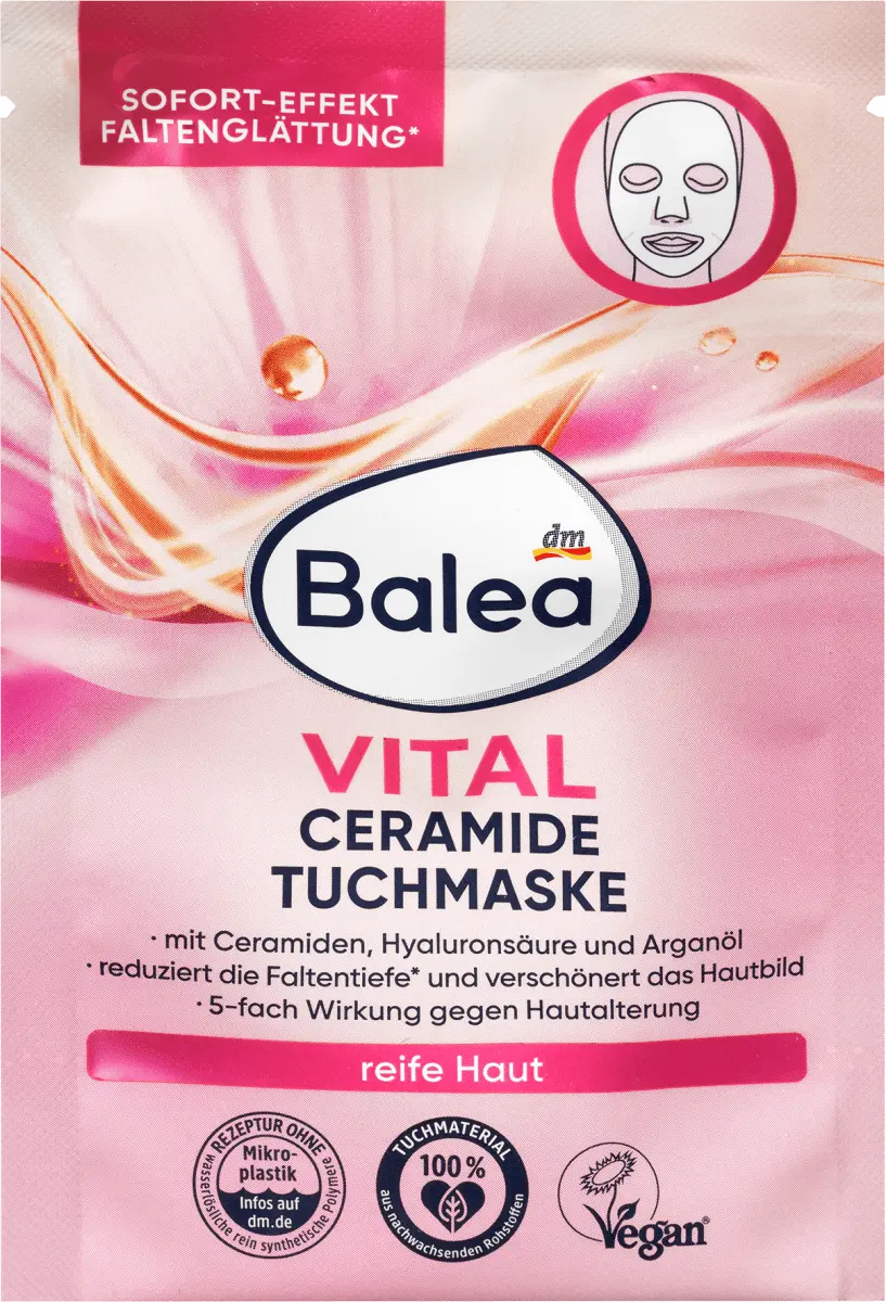 Тканевая маска Vital Ceramine 1 шт. Balea