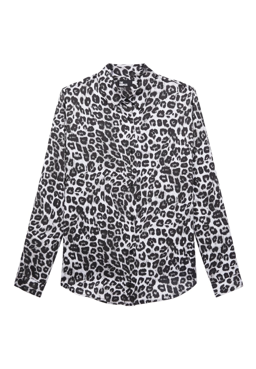 

Рубашка The Kooples ЛЕОПАРД, цвет black white leopard