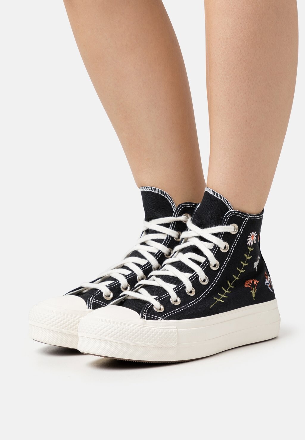 

Высокие кроссовки Converse Chuck Taylor All Star Lift, черный / цапля