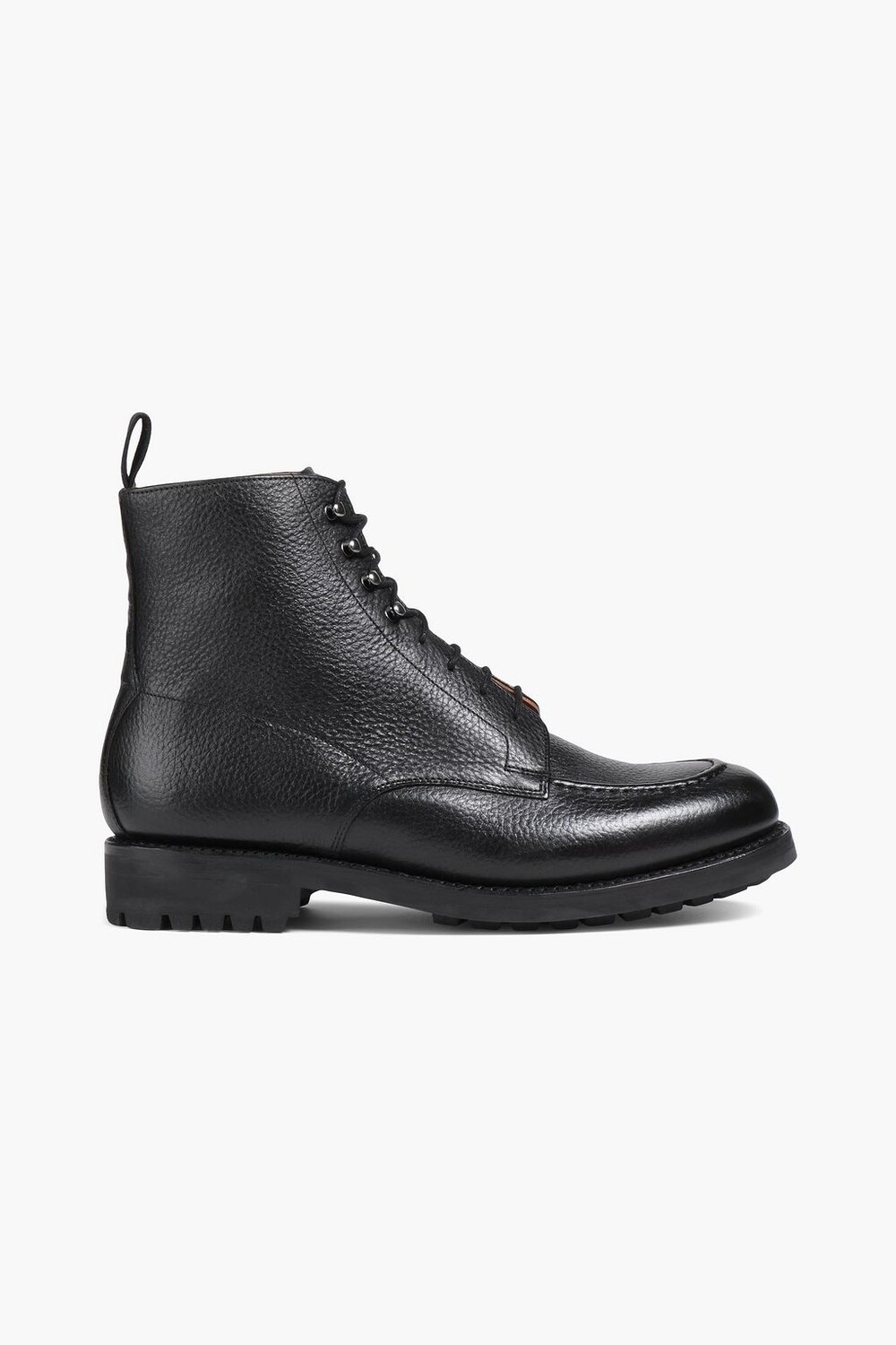 

Сапоги из шагреневой кожи GRENSON, черный