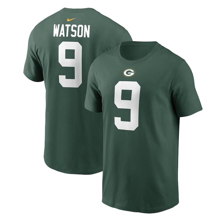 

Футболка с именем и номером Nike Green Bay Packers, зеленый