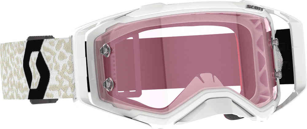 Очки для мотокросса Prospect AMP розово-белые/черные Scott очки для мотокросса ioqx защитные очки для мотокросса для езды по бездорожью
