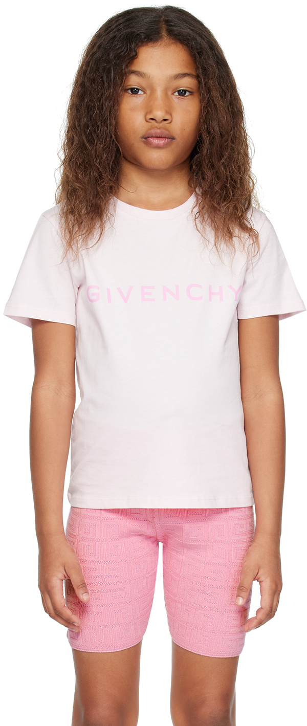 Детская футболка с принтом Givenchy, цвет Pink