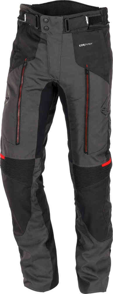 цена Водонепроницаемые мотоциклетные текстильные брюки Monterey Büse, черный/серый