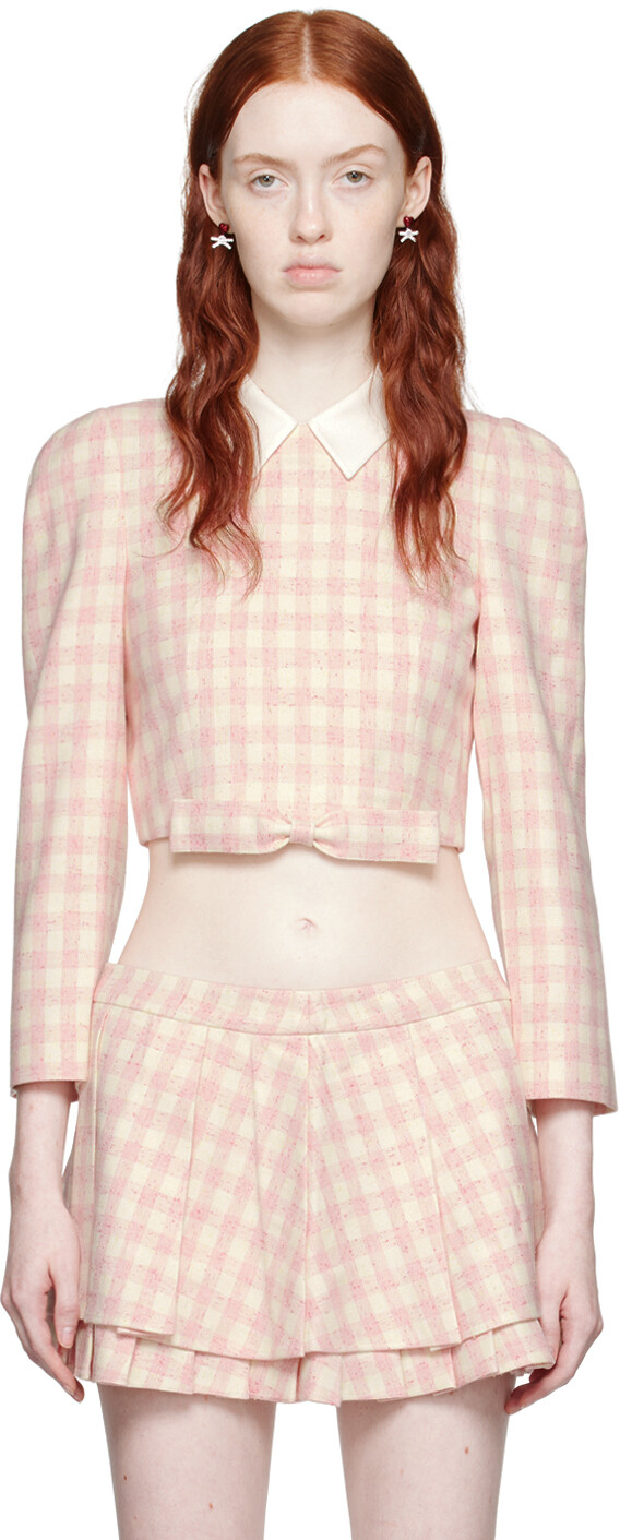 

Shushu/Tong Pink Bow Blouse