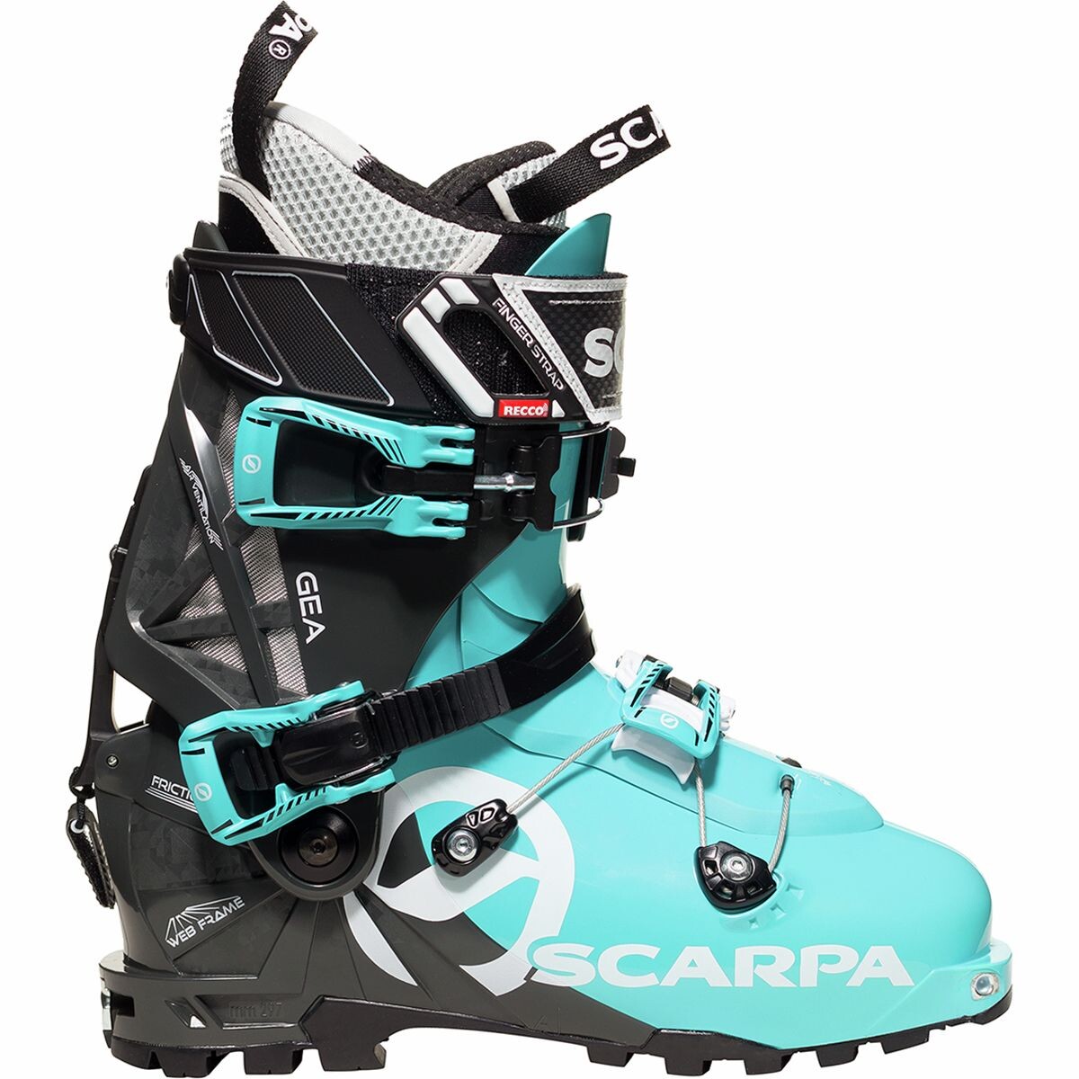 

Туристические ботинки gea alpine — 2021 г. Scarpa, цвет scuba blue/anthracite