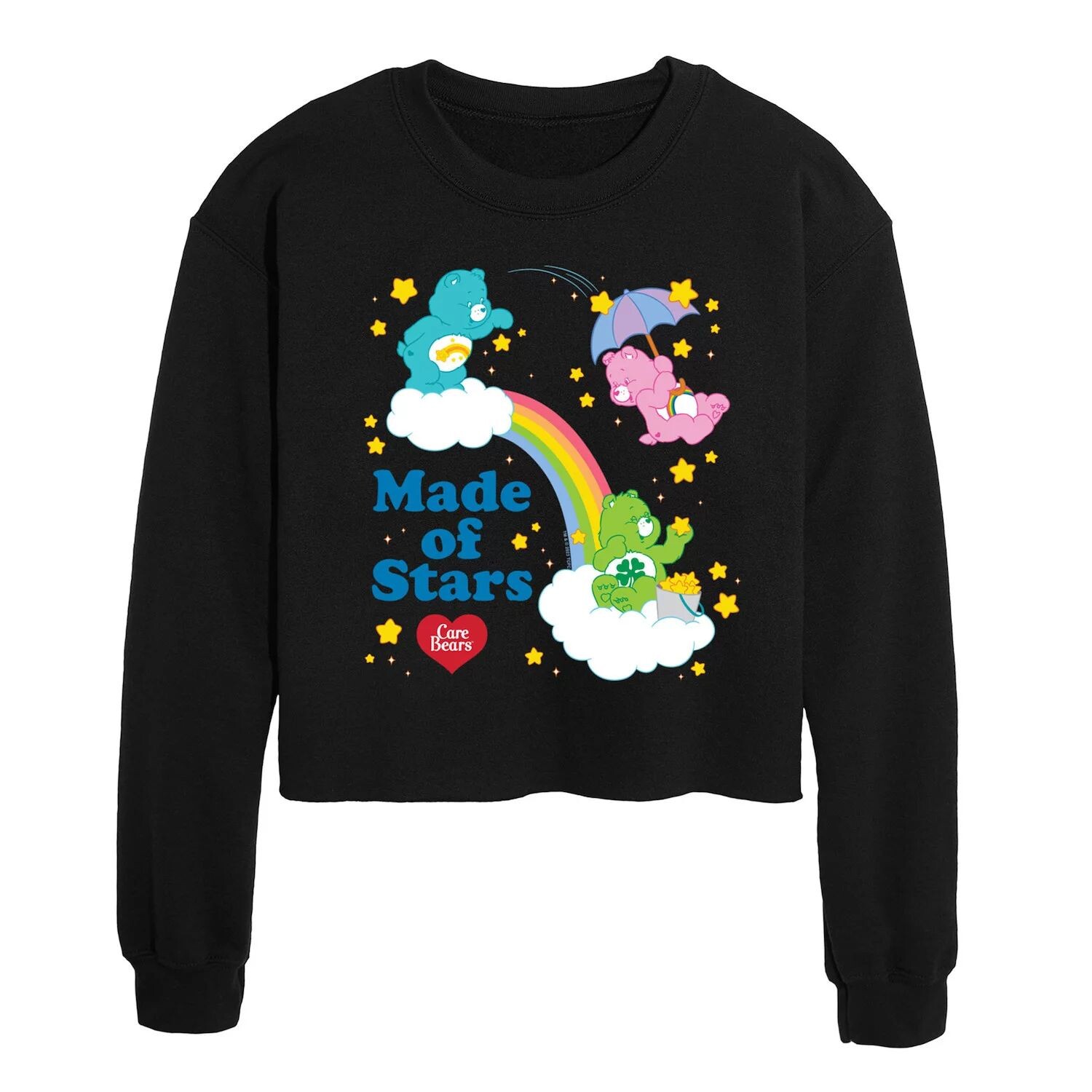 

Укороченный флисовый свитшот Care Bears Stars для юниоров Licensed Character
