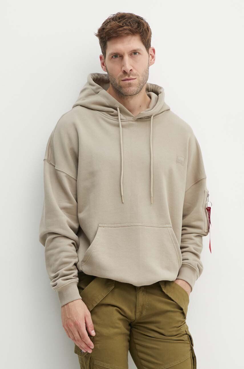 

Толстовка Alpha Industries Essentials RL, бежевый