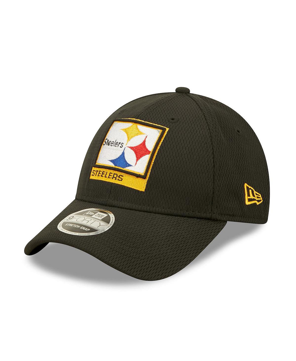 

Мужская черная кепка Pittsburgh Steelers в рамке под 9Forty Snapback New Era