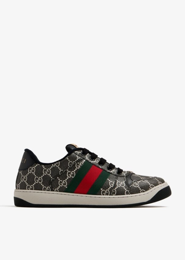 Кроссовки Gucci Screener, рисунок кроссовки gucci ace gg supreme sneakers бежевый