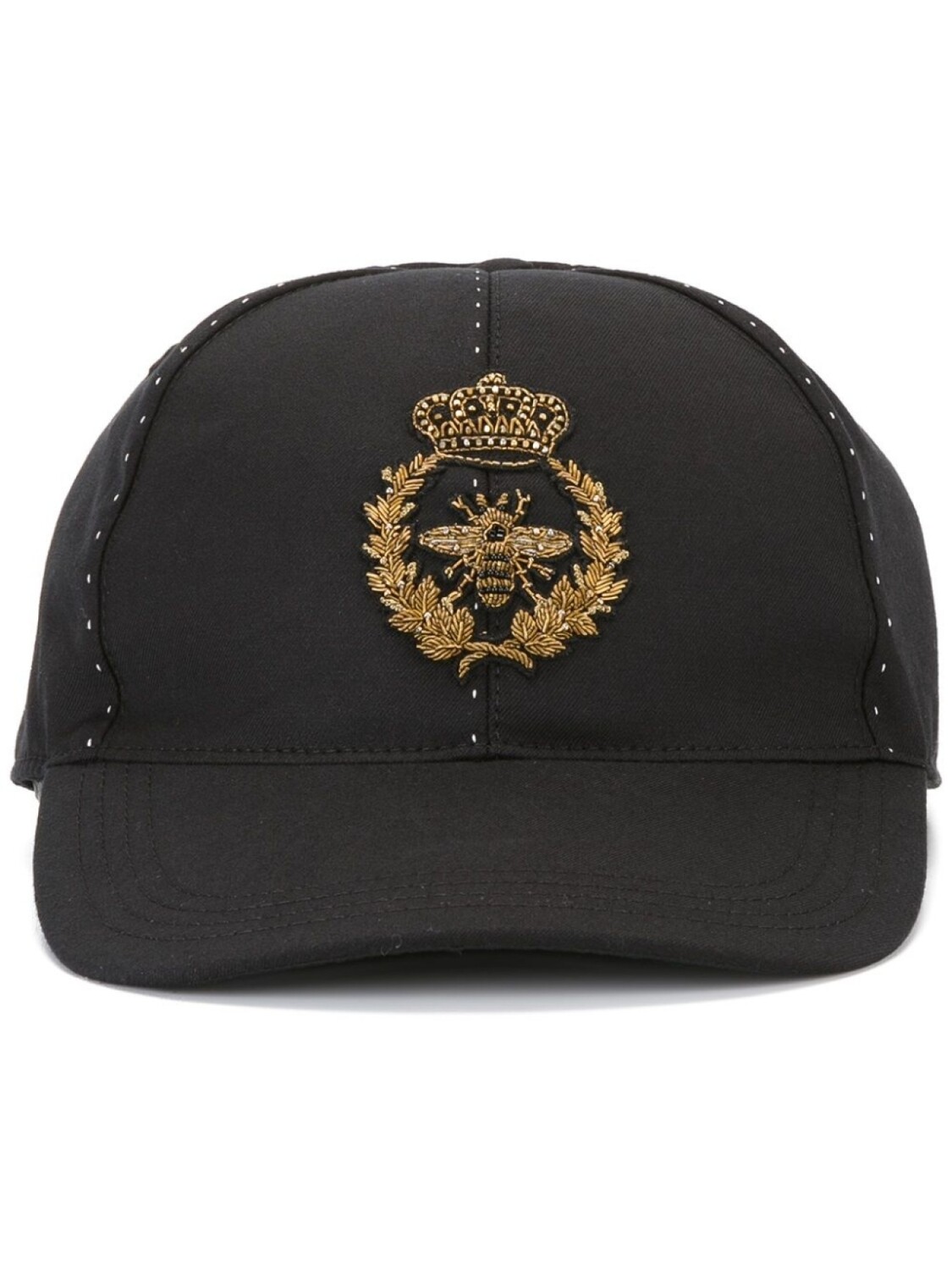 

Dolce & Gabbana кепка с вышивкой crown & bee, черный