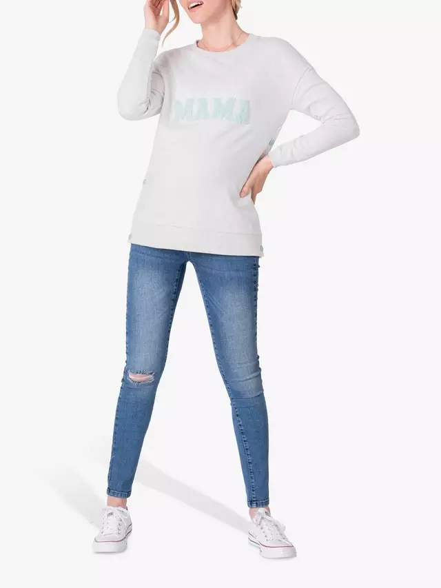 

Толстовка Seraphine Mama & Mini Nursing, цвет grey marl