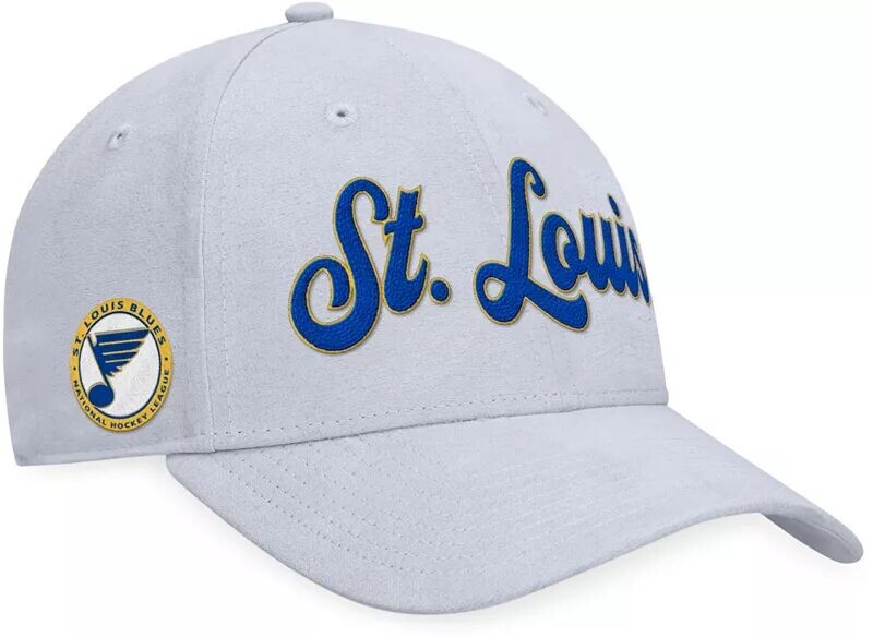 

Серая замшевая бейсболка NHL St. Louis Blues Vintage