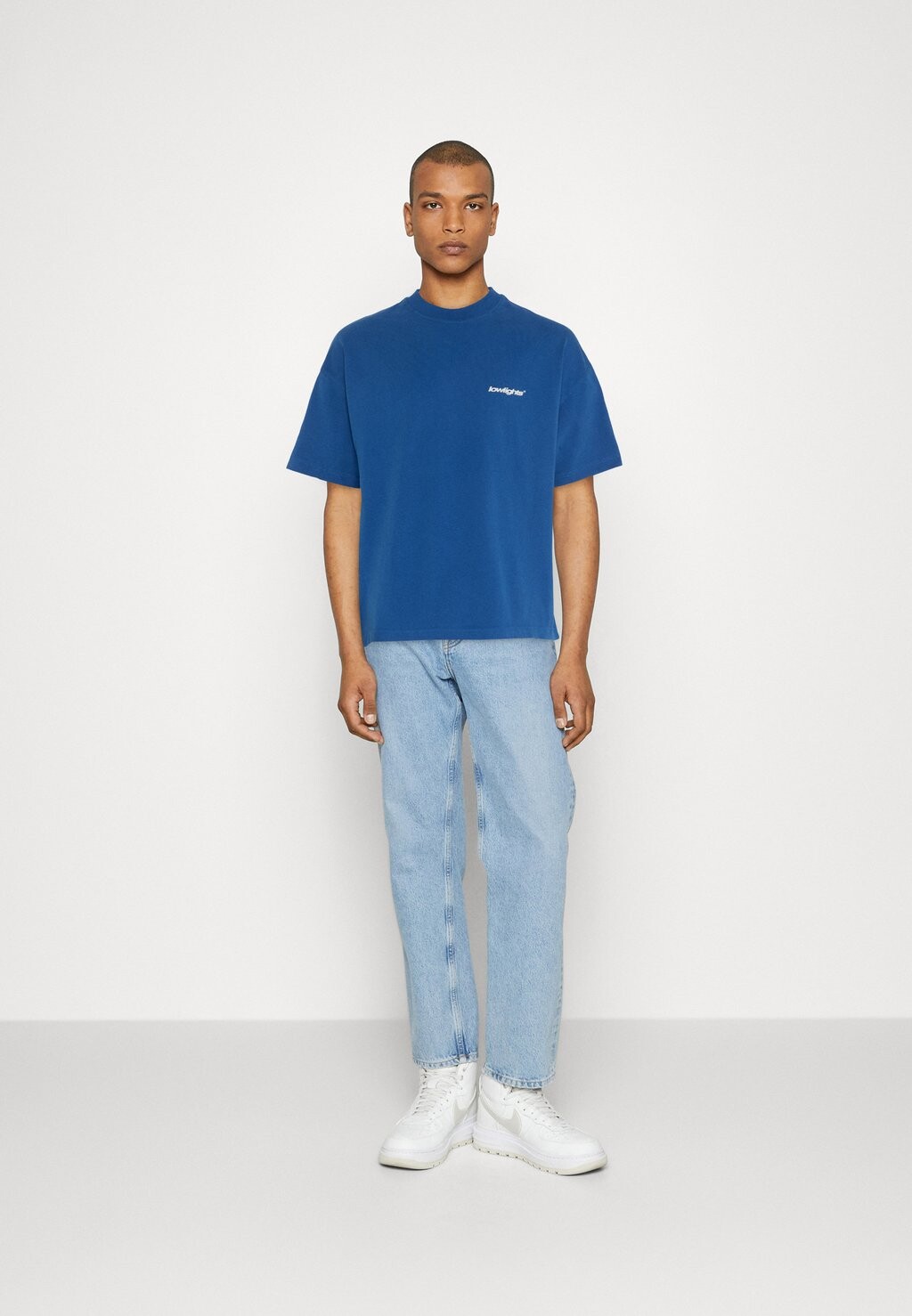 

Футболка базовая LIGHT TEE UNISEX LOW LIGHTS STUDIOS, синяя