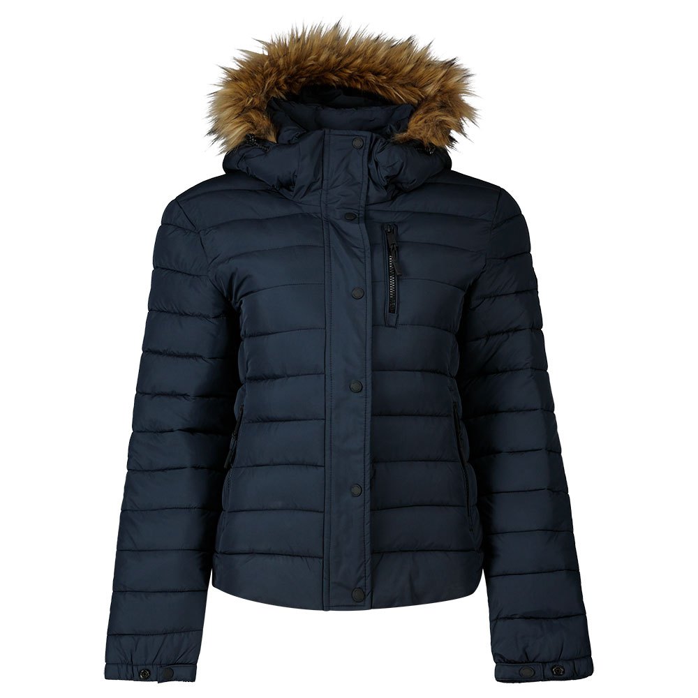 

Куртка Superdry Classic Faux Fur Fuji, синий