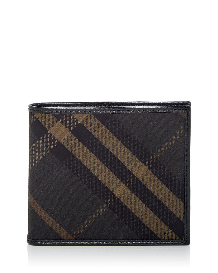 

Кошелек Burberry в клетку двойного сложения, мультиколор