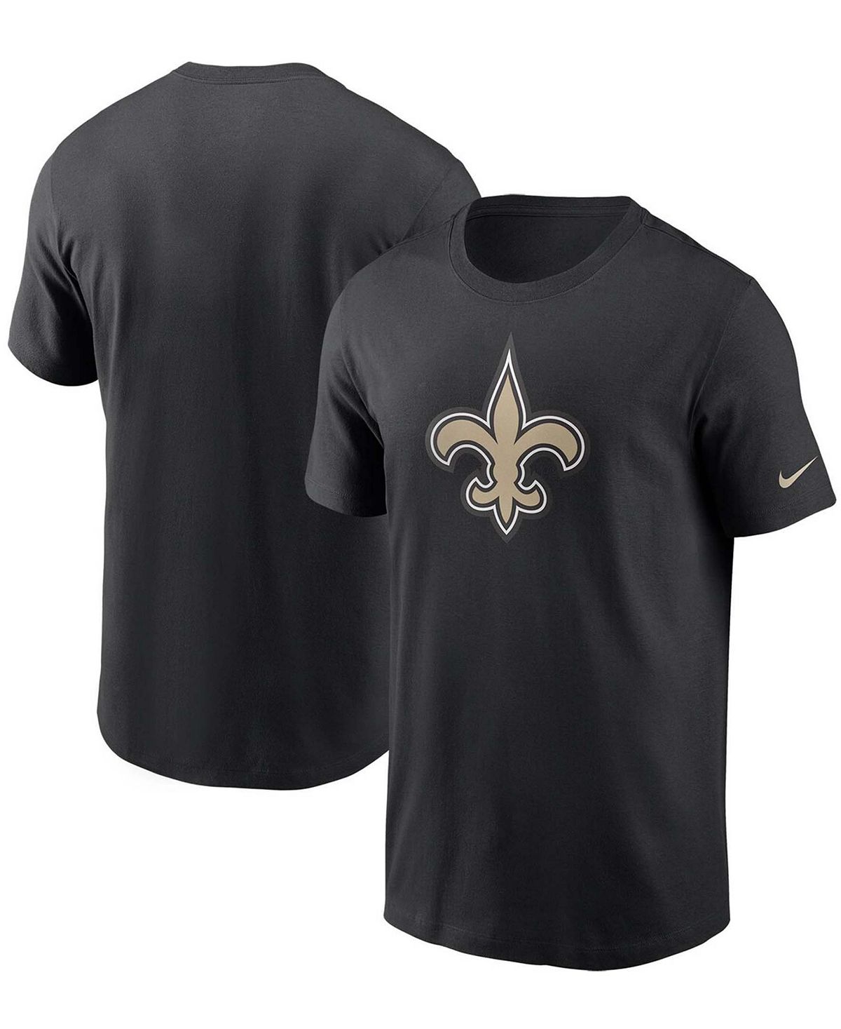 цена Мужская черная футболка с логотипом New Orleans Saints Primary Nike