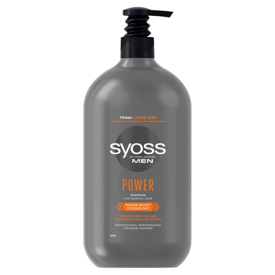 Шампунь для нормальных волос, 750мл Syoss Men Power Shampoo
