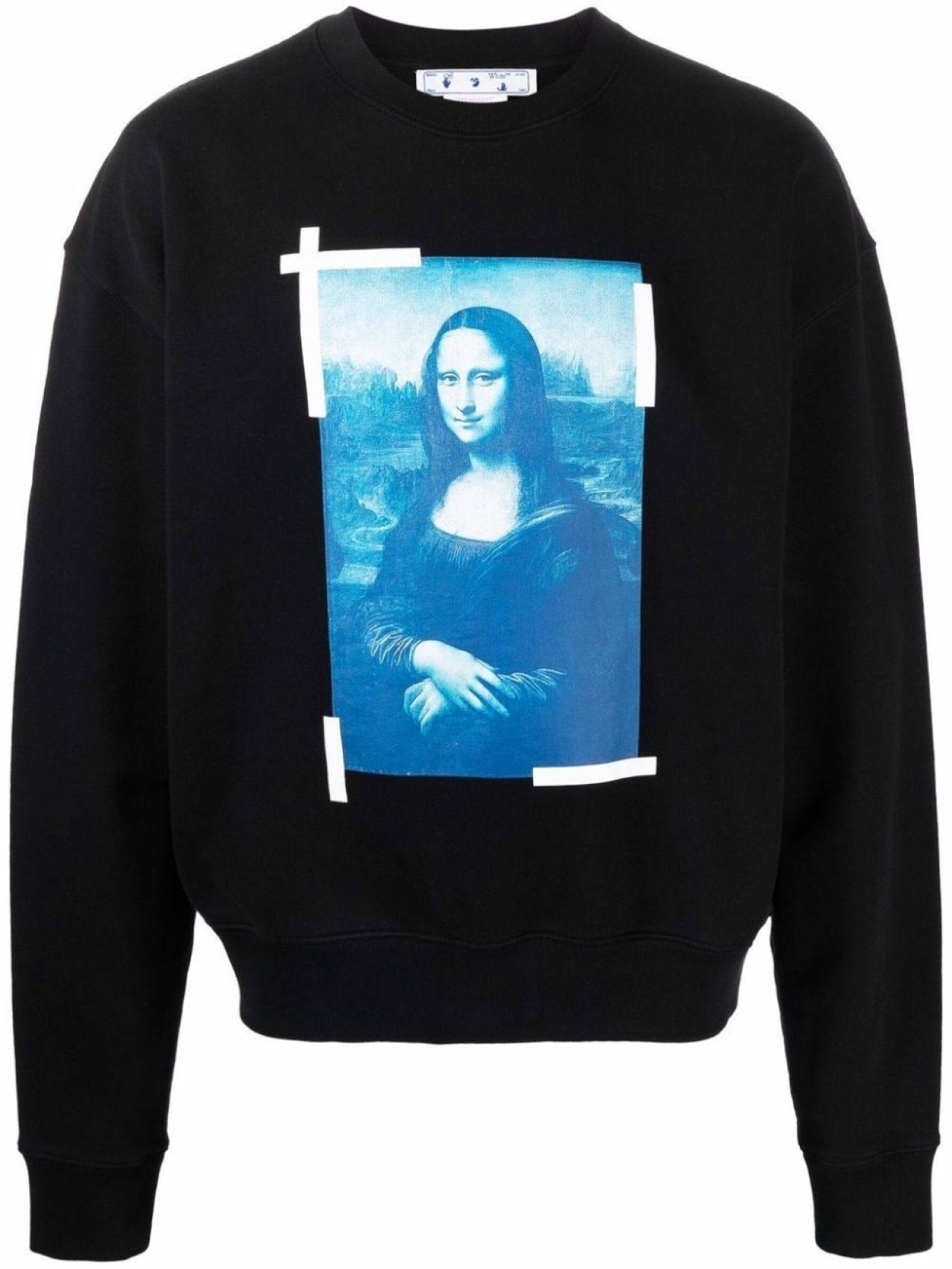 

Толстовка с принтом Monalisa Off-White, черный