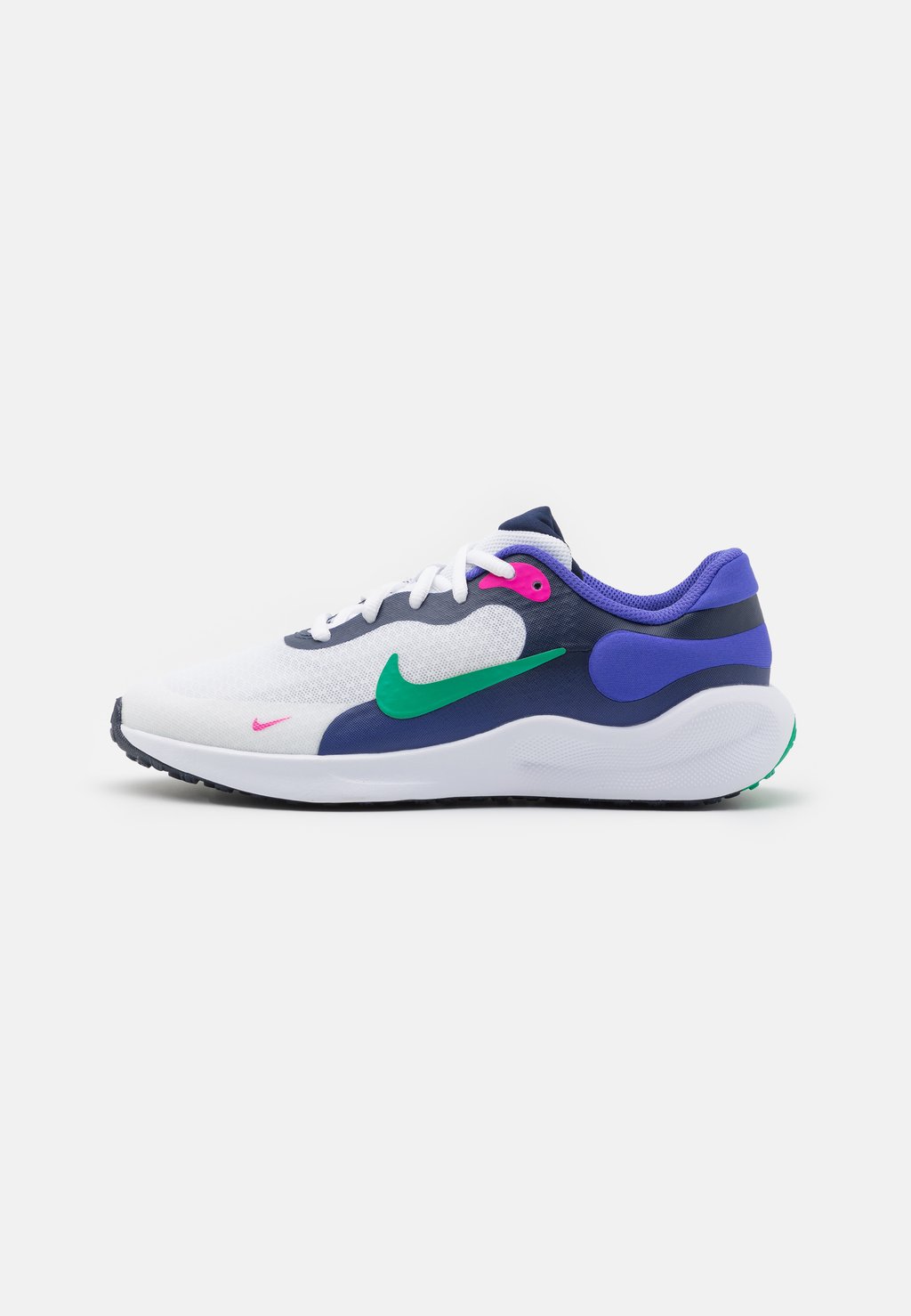 

Нейтральные кроссовки Revolution 7 Unisex Nike, цвет white/stadium green/persian violet/midnight navy