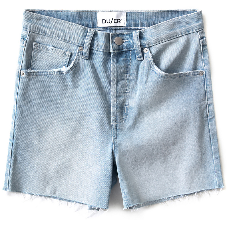 Женские джинсовые шорты средней плотности с высокой посадкой Duer, синий джинсы reserved модные 40 размер