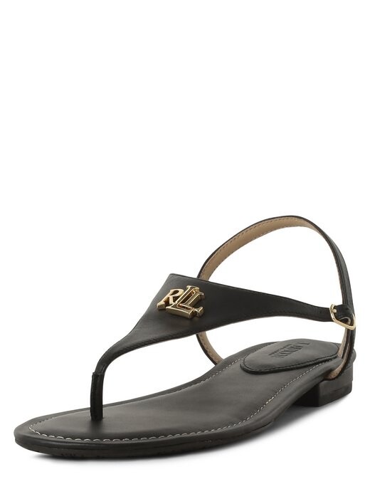 

Кожаные сандалии ellington Lauren Ralph Lauren, черный