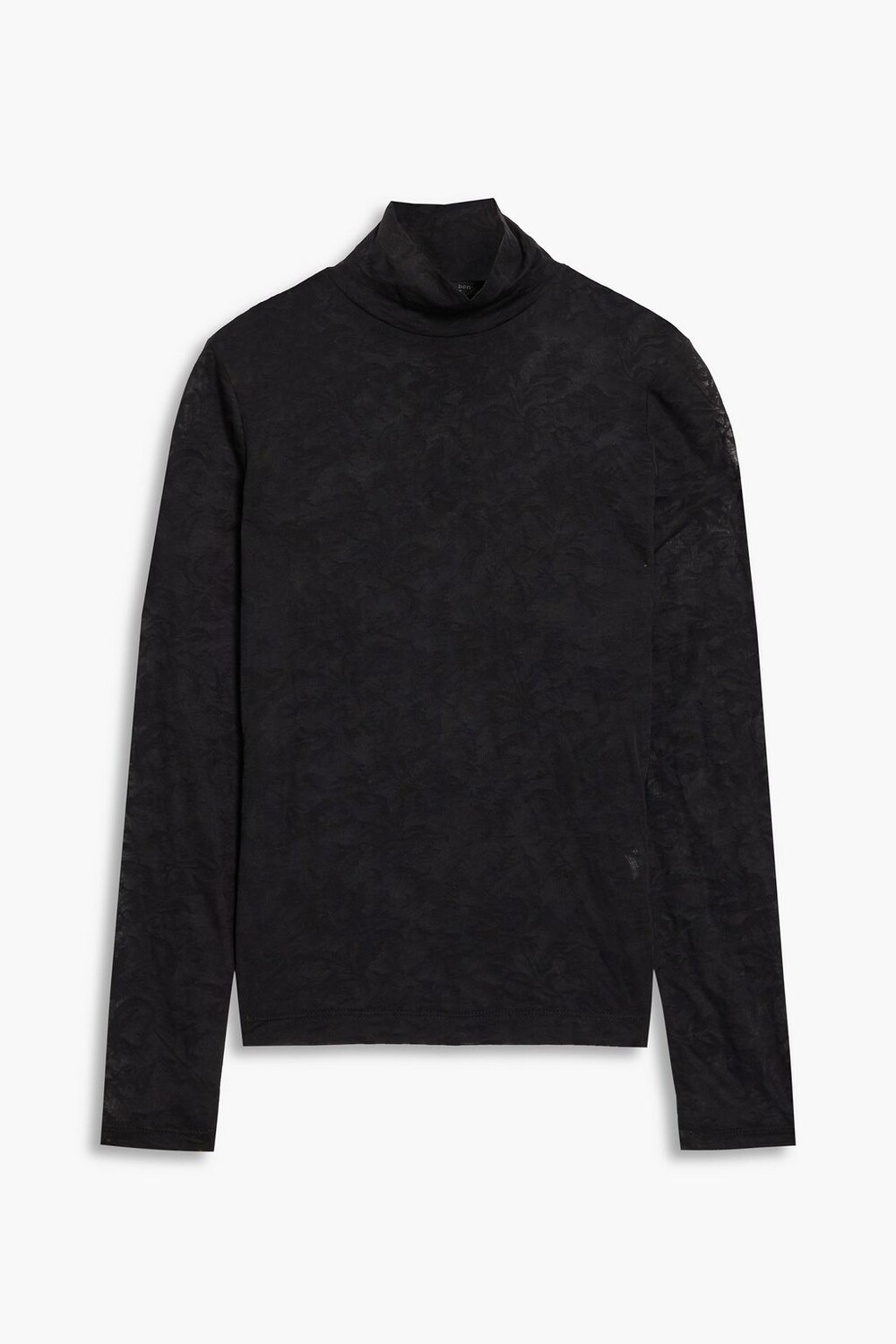 

Трикотажная водолазка Valencia с эффектом выгорания RAG & BONE, черный