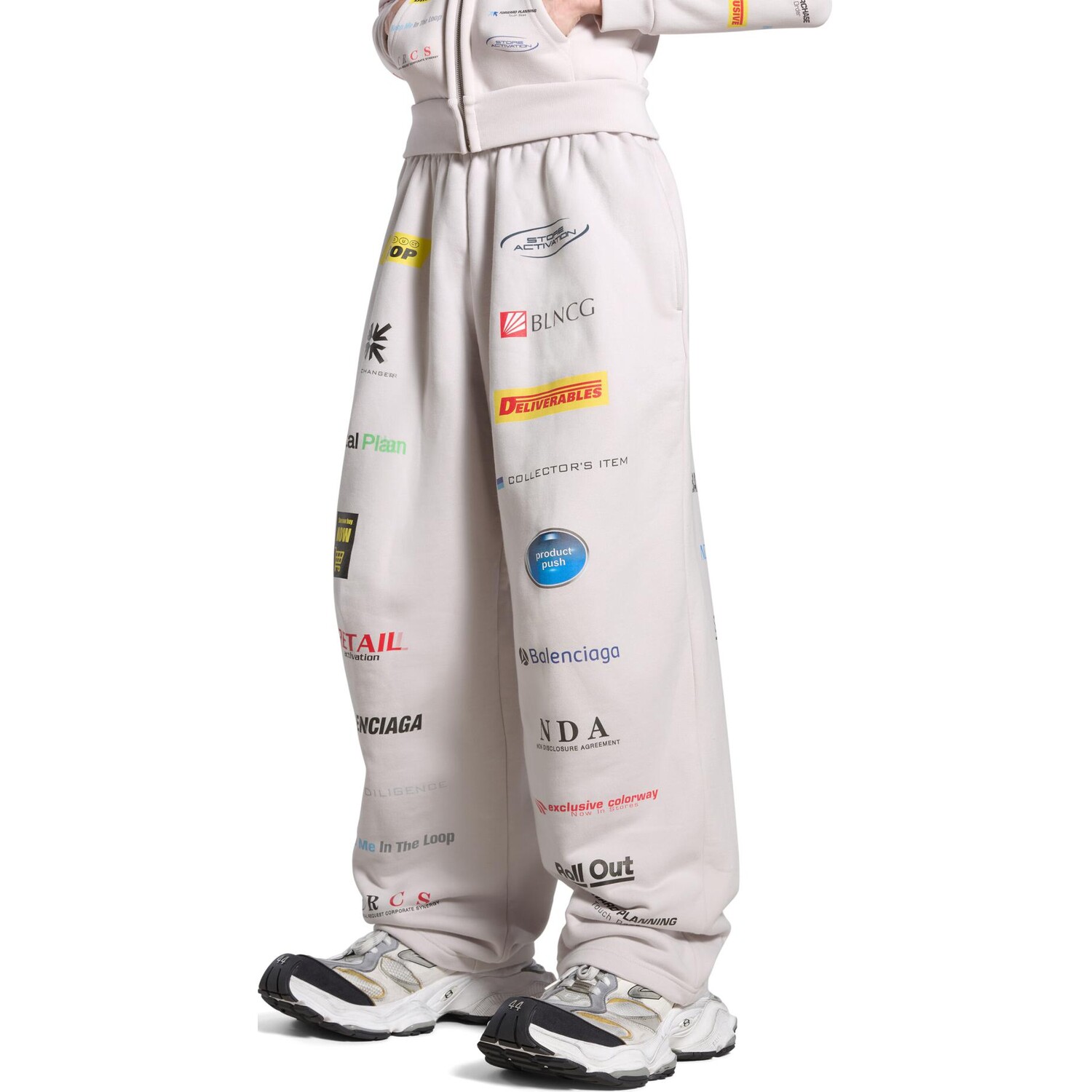 

Штаны спортивные женские Balenciaga, белый