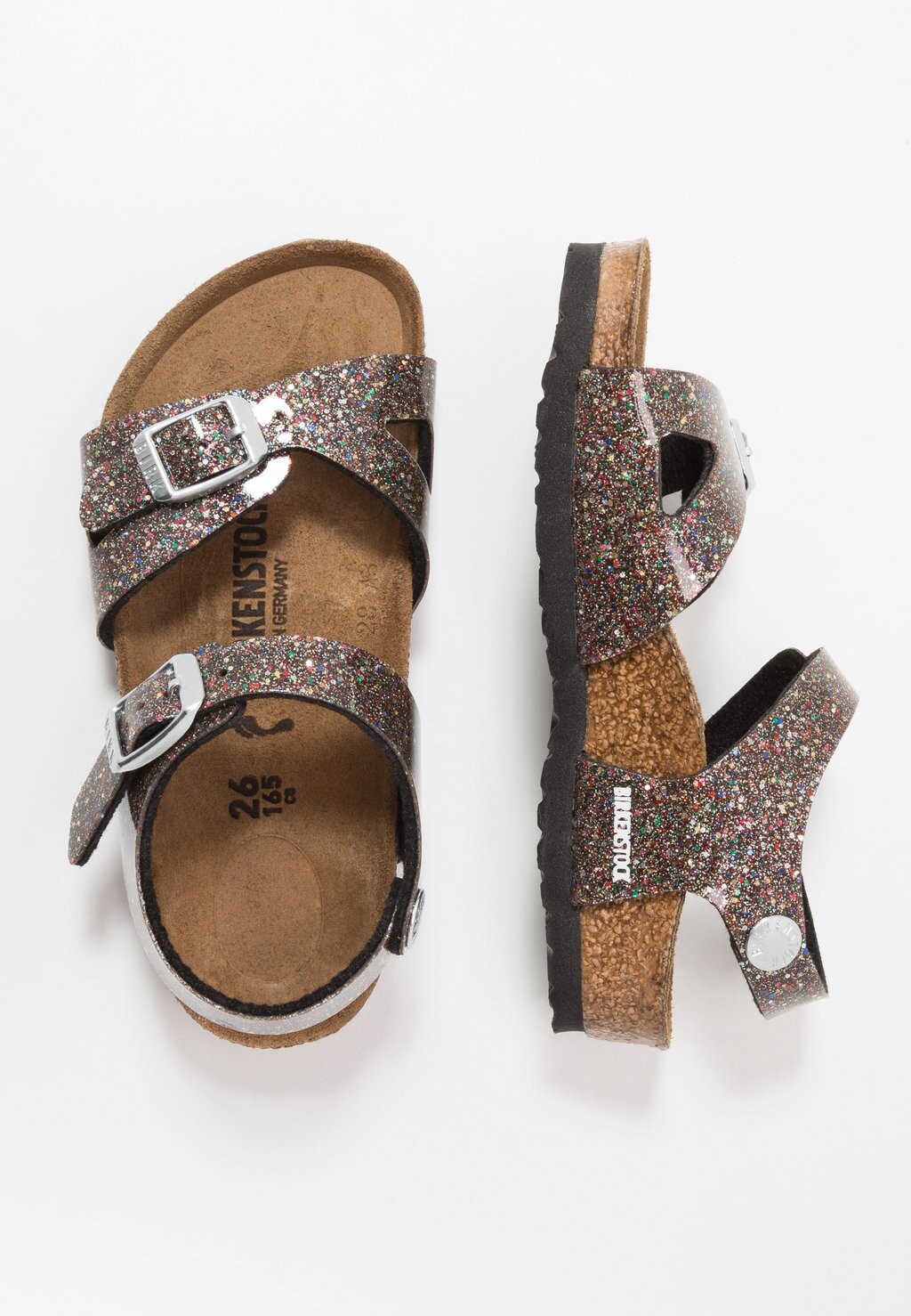 

Сандалии Rio Birkenstock, цвет black/multicolor