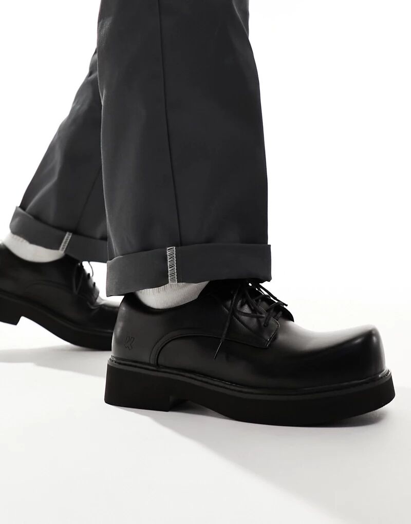 Черные объемные туфли дерби KOI Koi Footwear