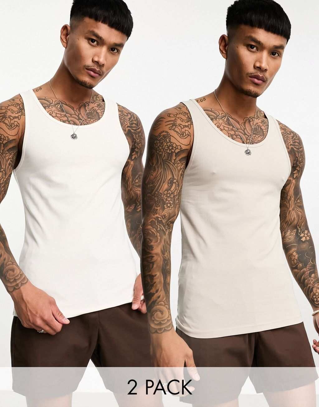 

Набор разноцветных жилетов для мышц ASOS DESIGN 2