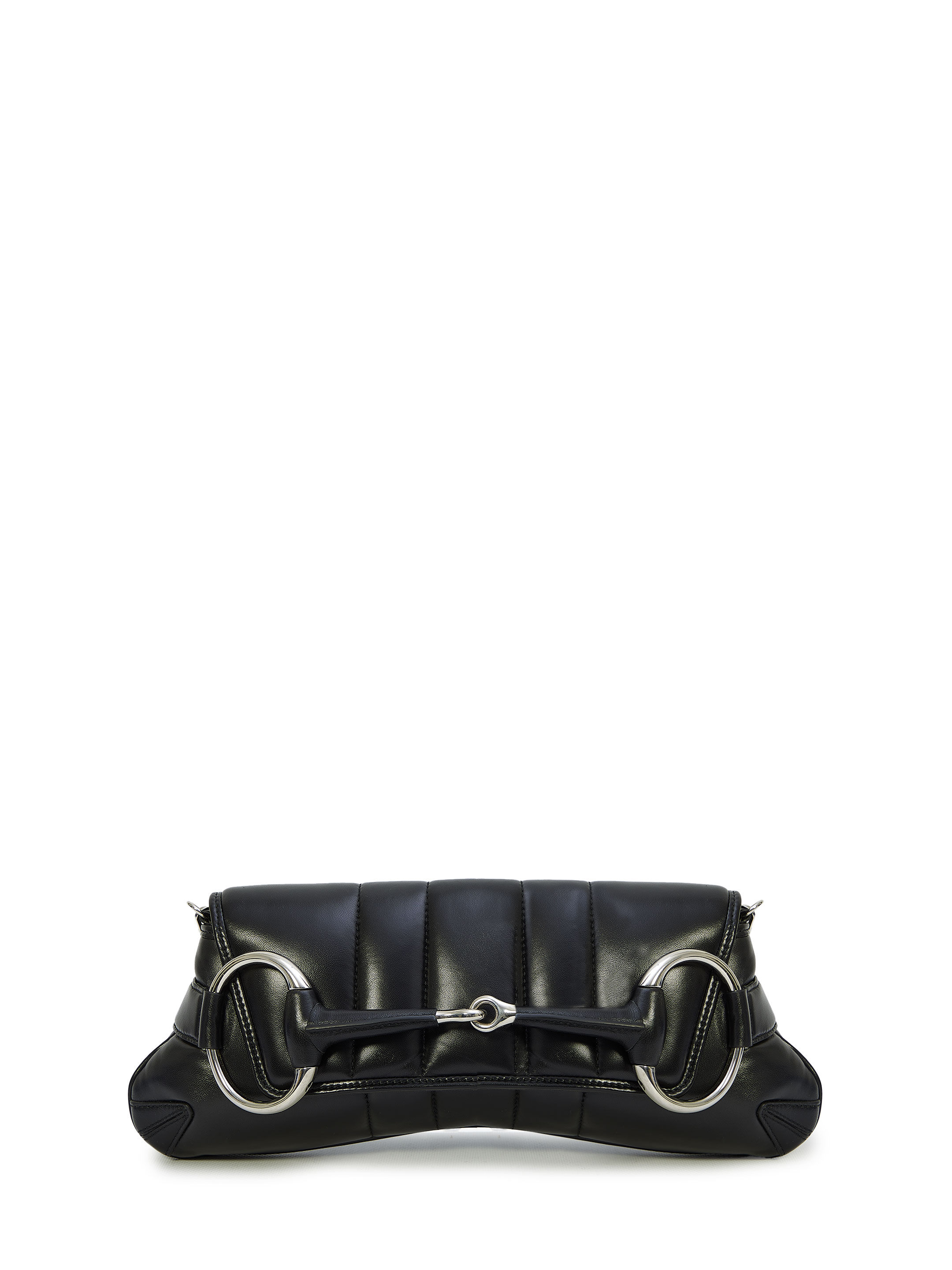 Сумка через плечо Gucci Medium Gucci Horsebit Chain, черный дорожная сумка с одним отделением и съемным ремнем blackwood albion black