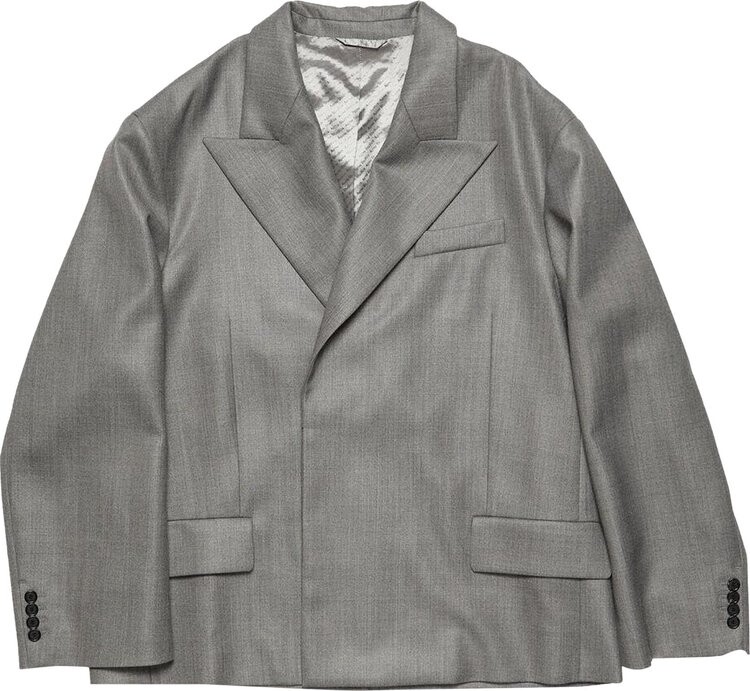 

Куртка Acne Studios Relaxed Fit Suit 'Vintage Grey Melange', серый