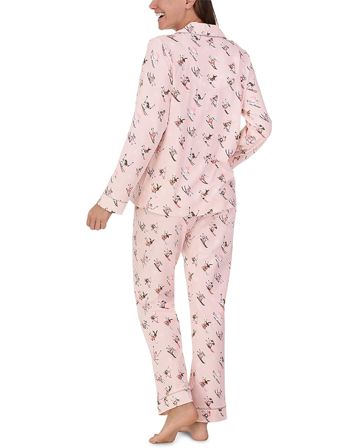 

Пижамный комплект Bedhead PJs Organic Cotton Long Sleeve Classic PJ Set, цвет Ski Bunnies