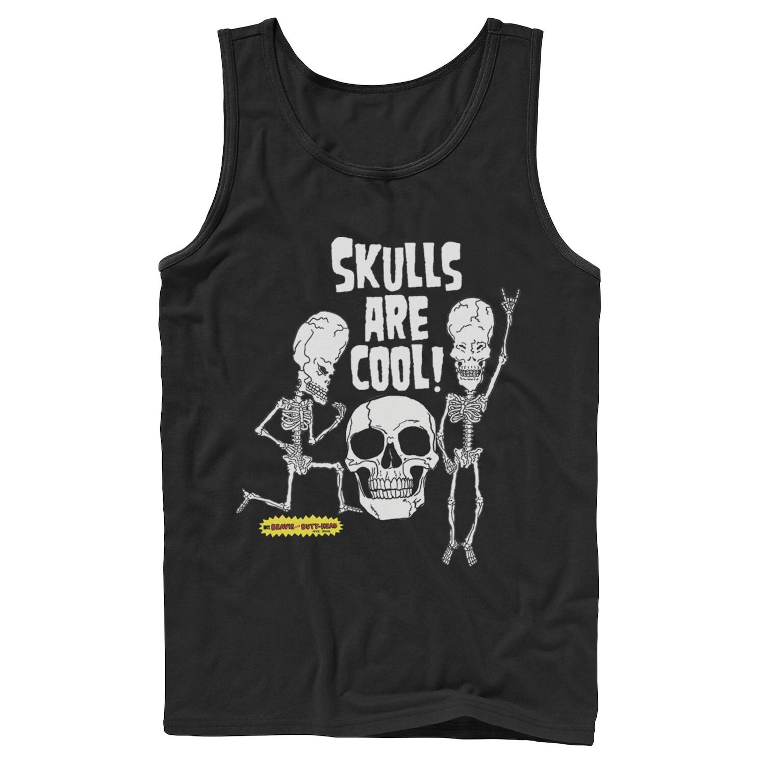 

Мужская майка Beavis and Butt-Head "Skulls Are Cool" Licensed Character