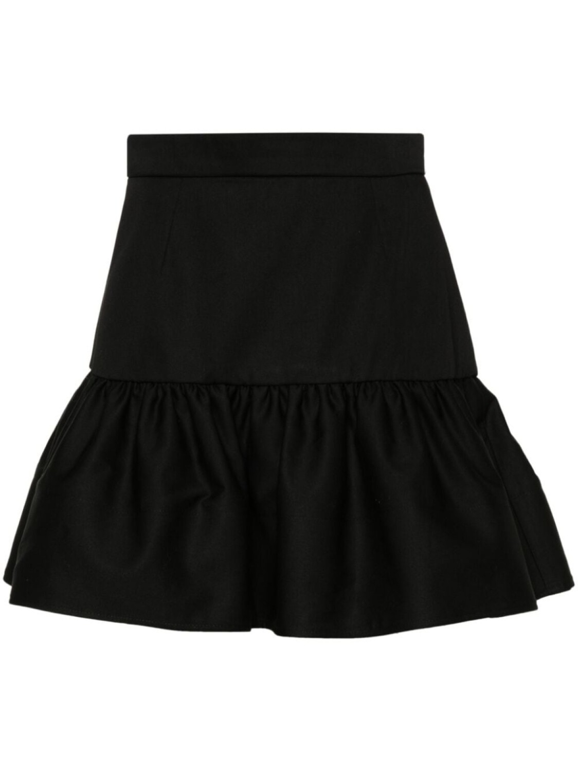 

Patou юбка мини с оборками, черный