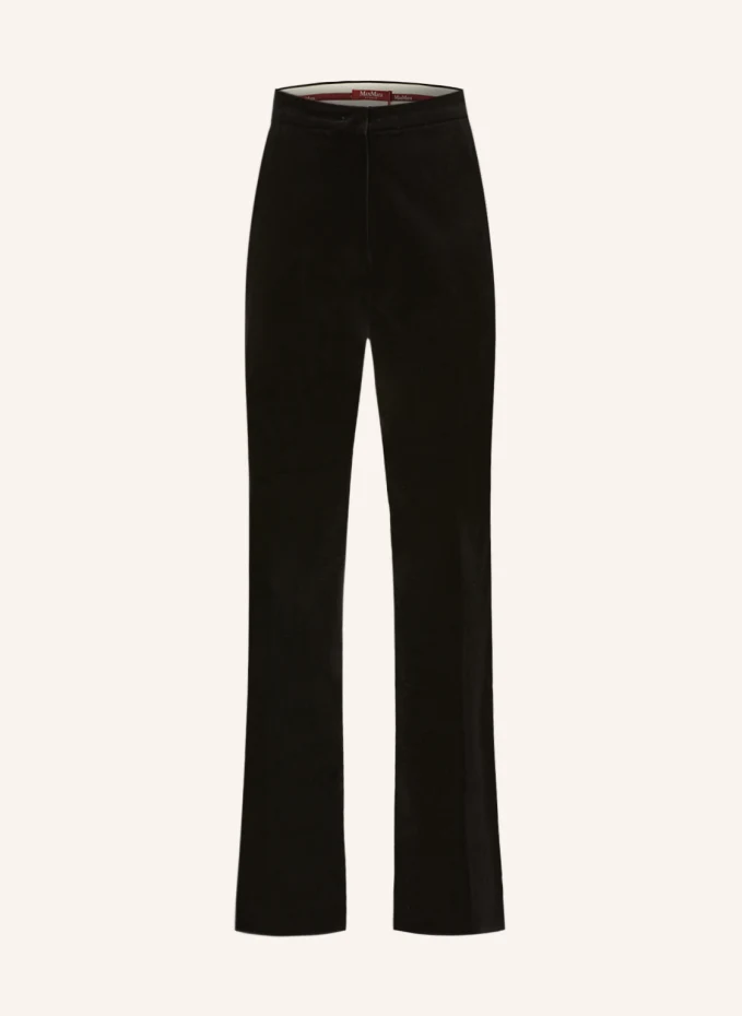 

Бархатные брюки hieros Maxmara Studio, черный
