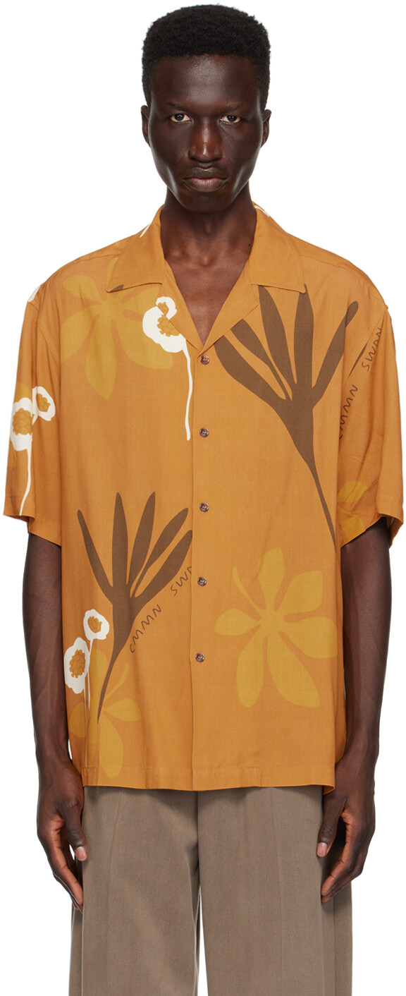 

Оранжевая рубашка из туре Cmmn Swdn, цвет Floral print