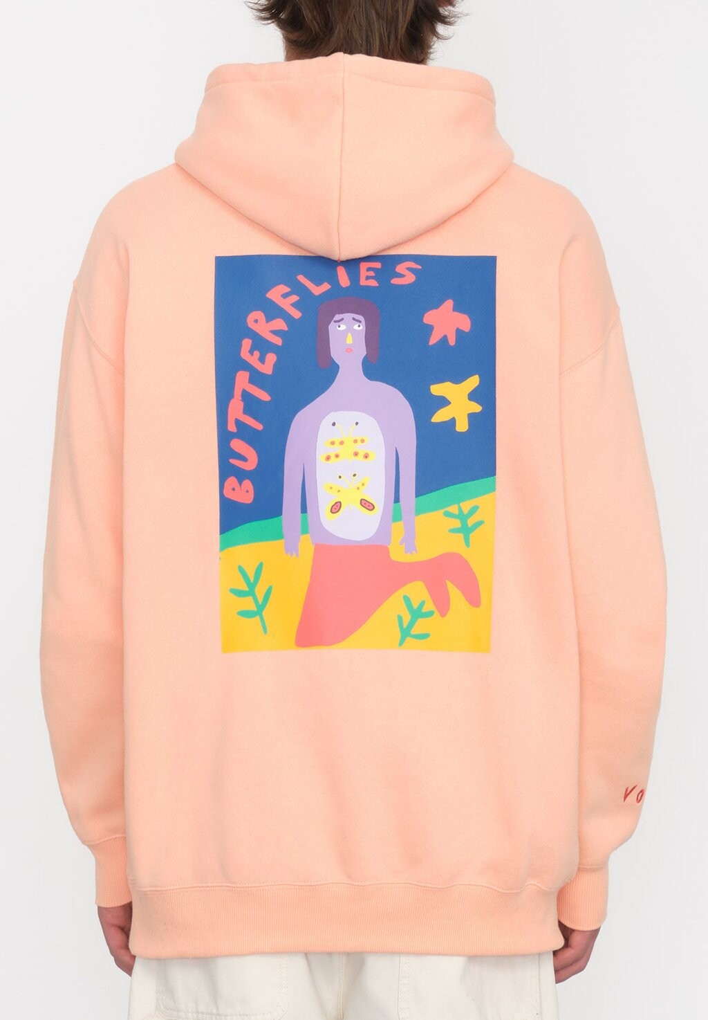 

Толстовка ARTHUR LONGO Volcom, цвет salmon