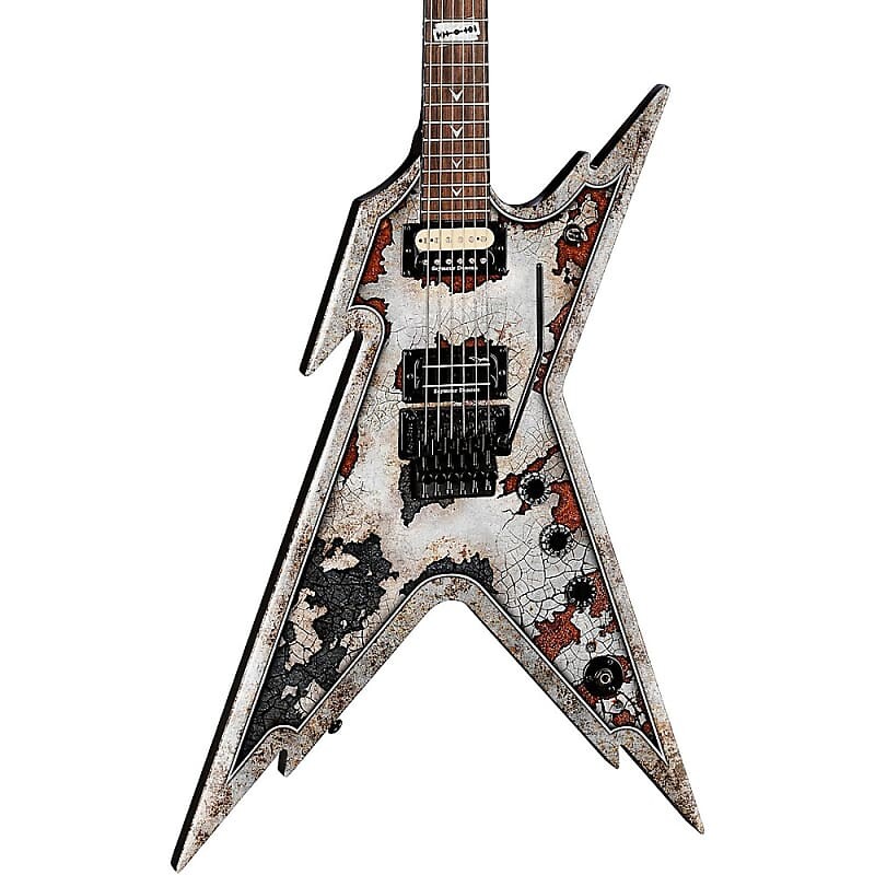 

Электрогитара Dean Dime Razorback Rust Electric Guitar With Case Custom Graphic