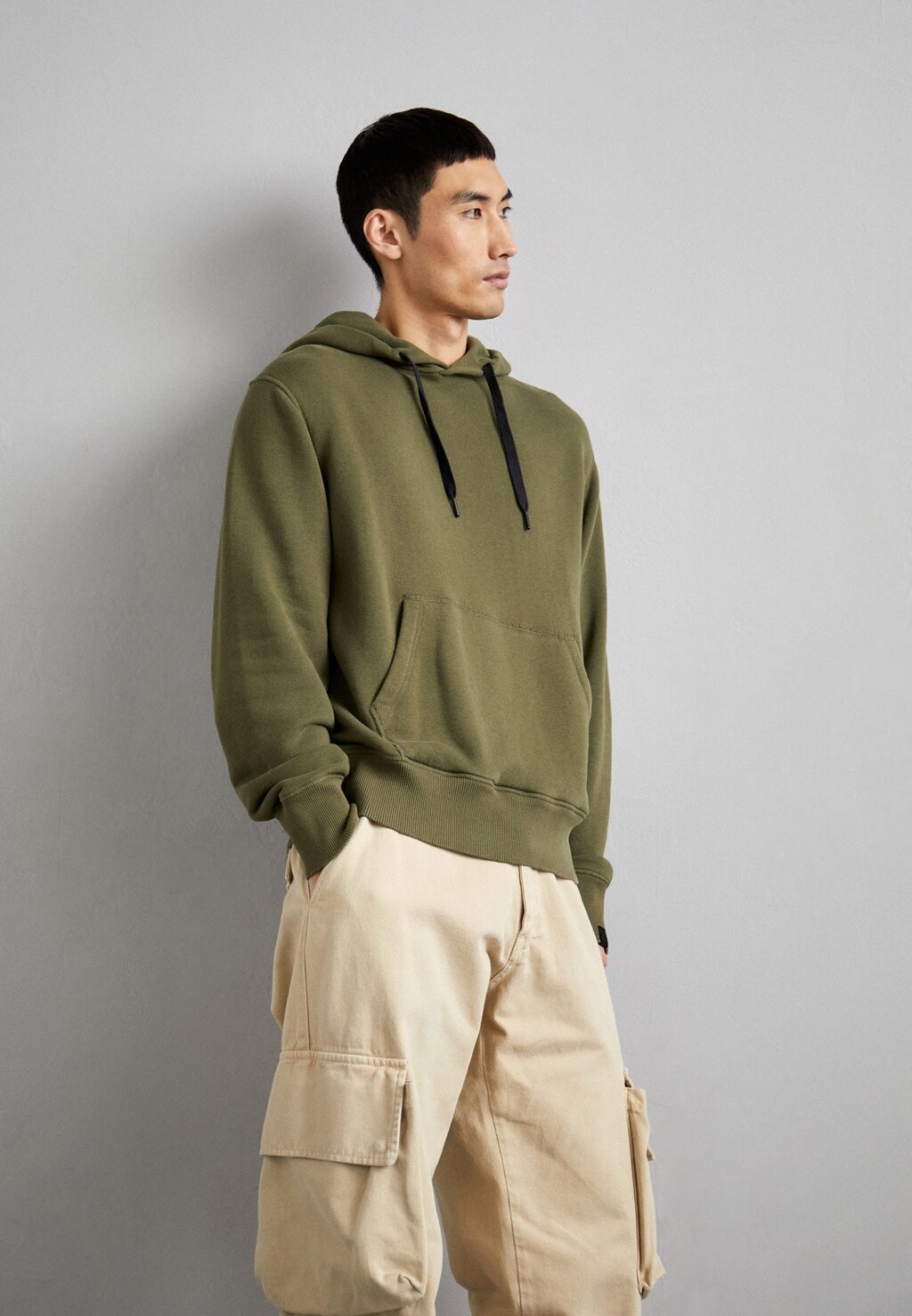 

Толстовка DAMON HOODIE IN VINTAGE TERRY rag & bone, оливковый