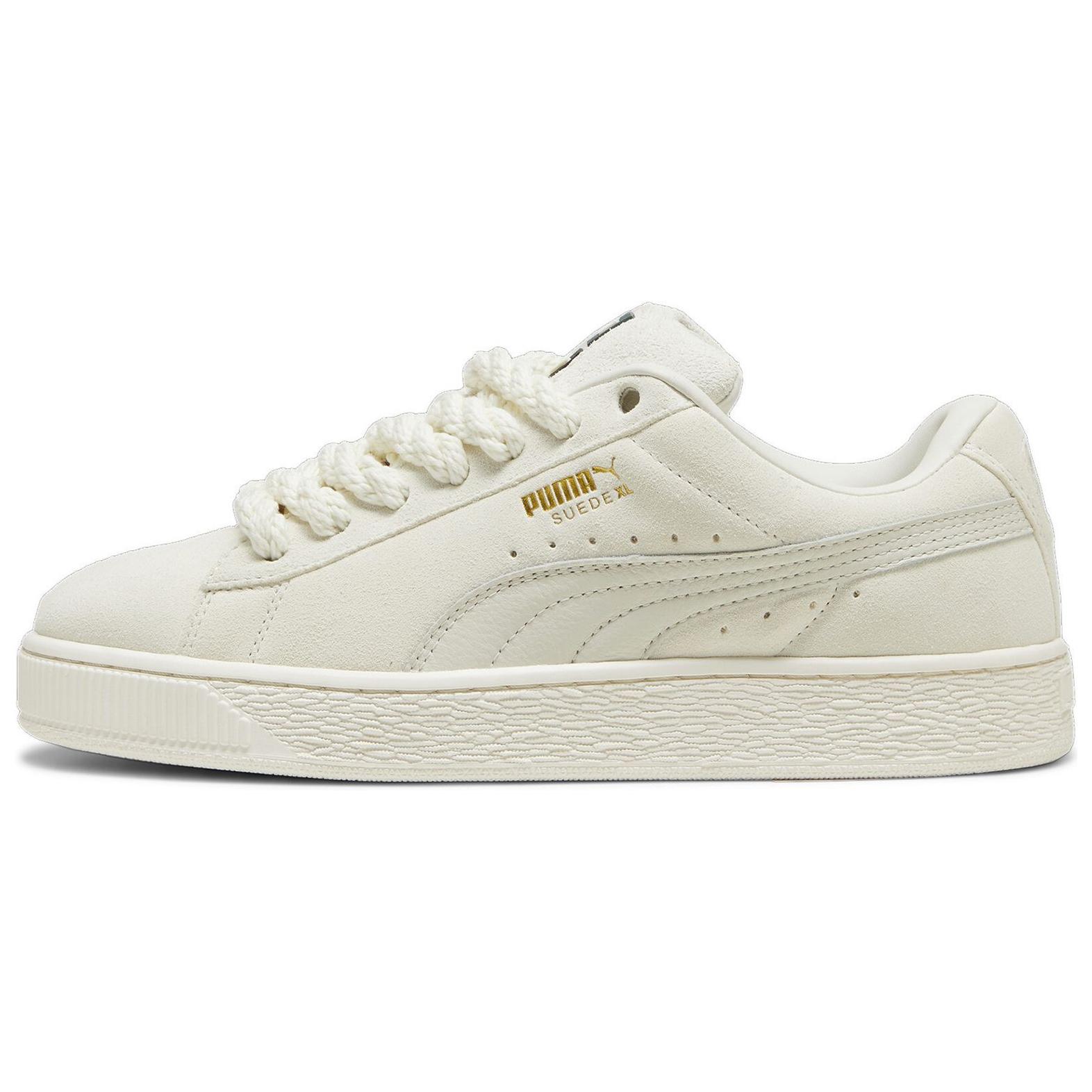 

Кроссовки Puma Suede Skateboarding Shoes Women's Low-top Off White, цвет Off White