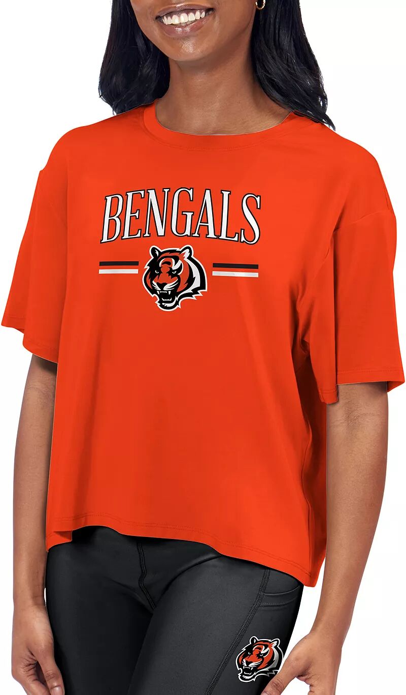 

Женская оранжевая футболка Certo формата Cincinnati Bengals