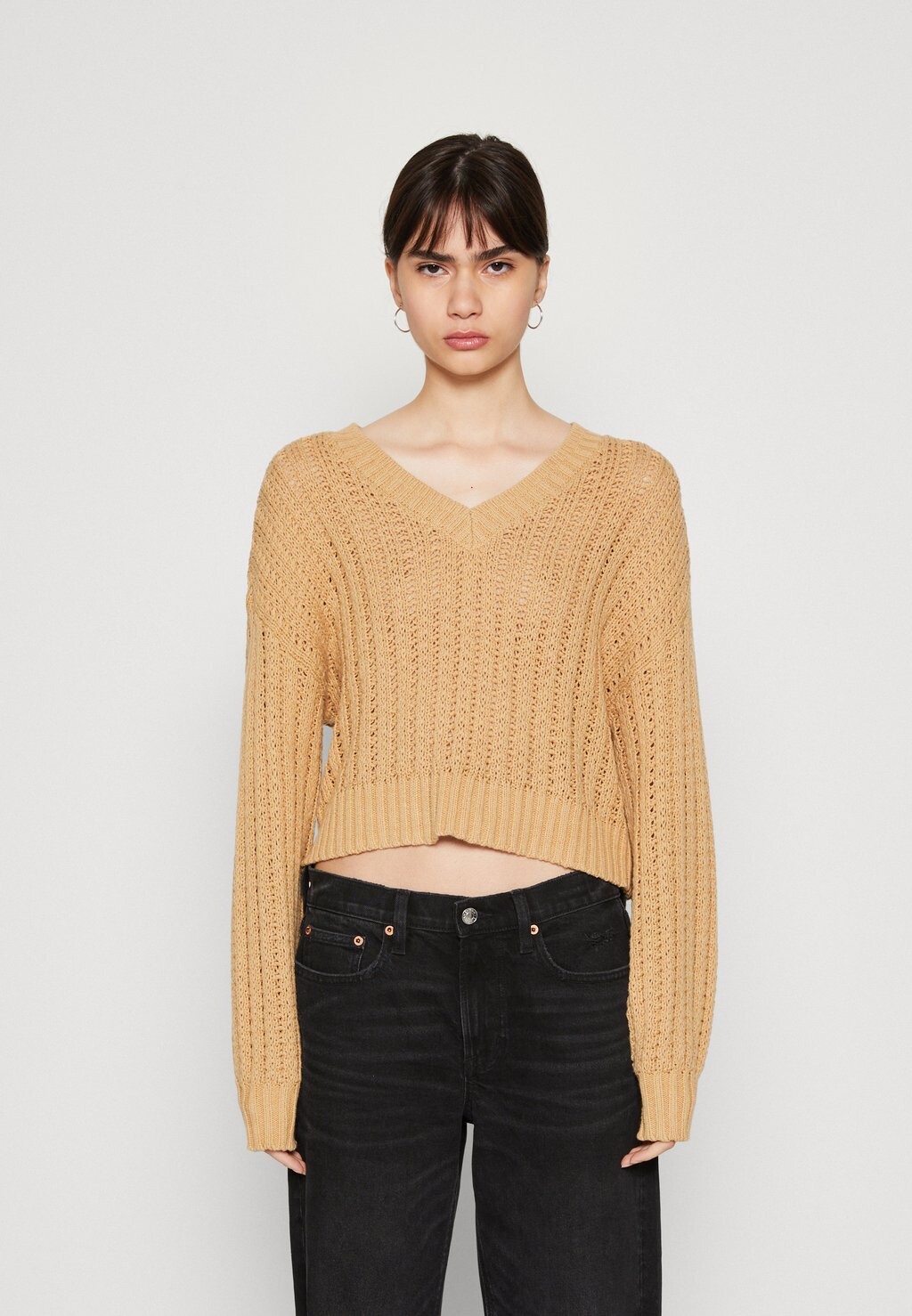 

Свитшот American Eagle NOTCH STICHY, цвет light brown